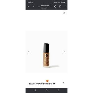 New Lot of 2 Sealed NK Makeup Perfection Liquid Foundation FFPF08 Maple